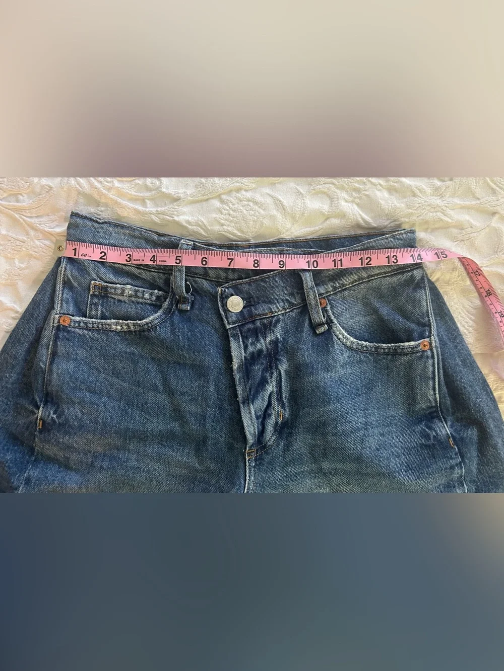 Free People We The Free Boomerang High Rise Long Shorts Sz 25